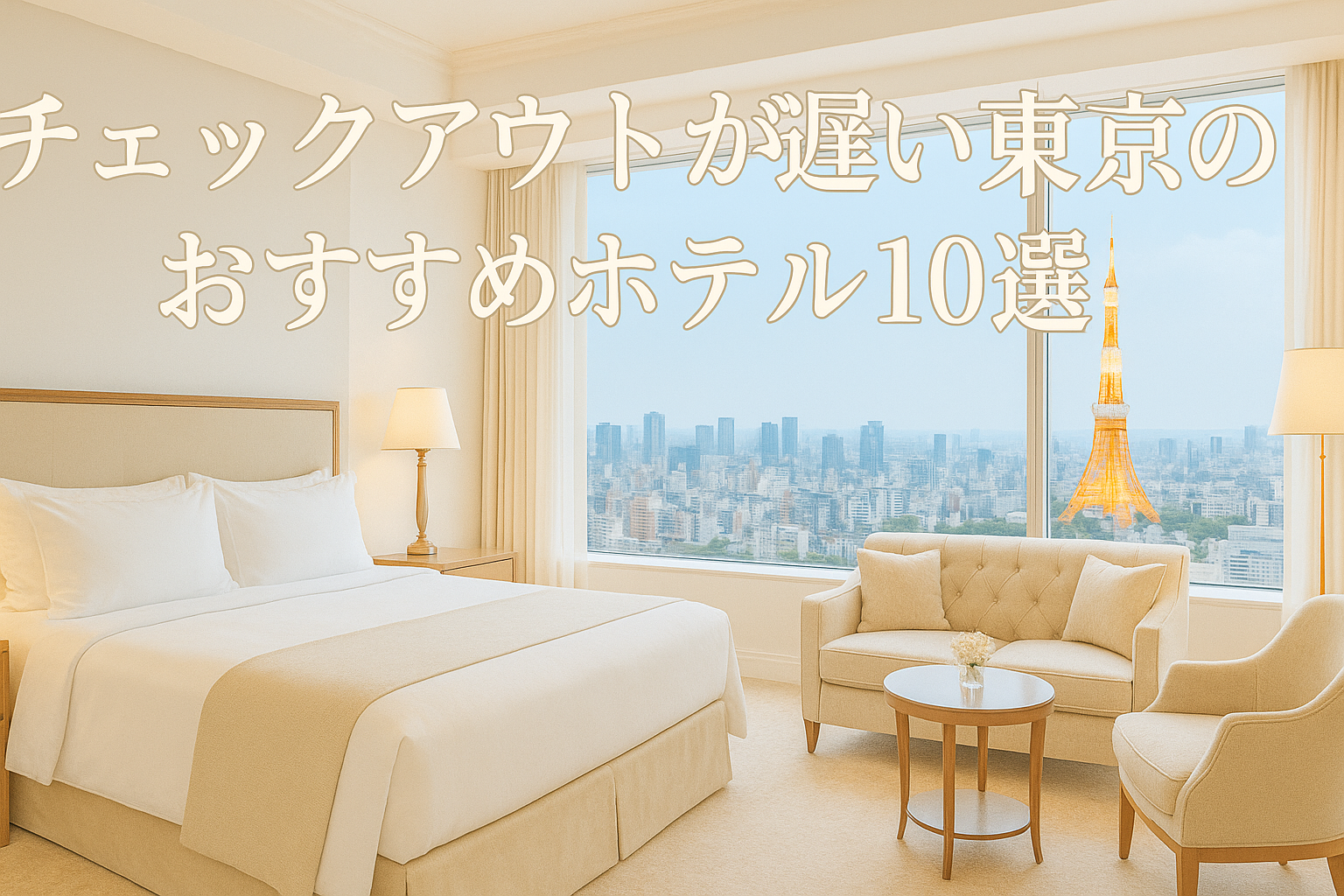 チェックアウトが遅い東京のおすすめホテル10選